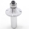 ILOVETOOL Head Radius 8mm Diamond Brazed Router Bit 1/2-Inch Shank