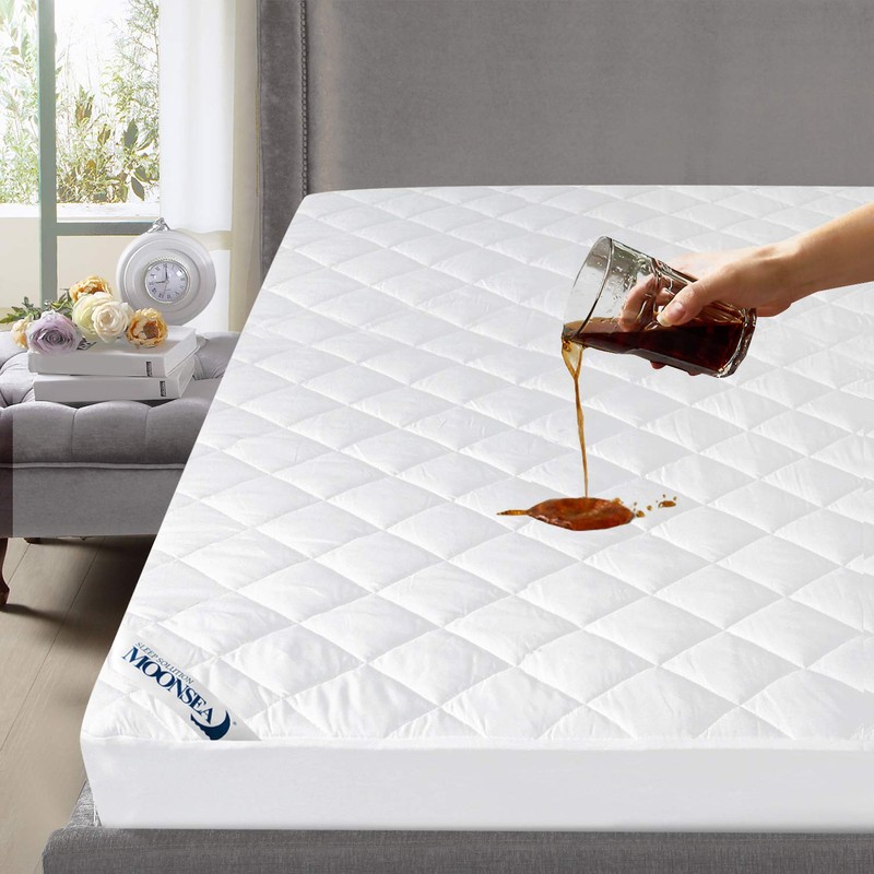 Twin Mattress Protector for Kids, Waterproof Single Mattress Protector, Quilted