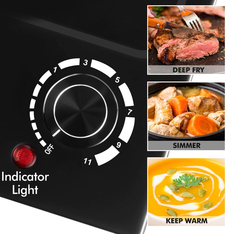 CUSIMAX Hot Plate, Single Burner Electric Cooktop, 1500W Electric Burner