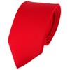 TigerTie Fashionable Satin Silk Tie in Various Colours Plain Tie