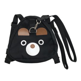 Imai Company Lost String Backpack, Black, For Kids, Babies, Toddlers, Lost Prevention, Bear: Black