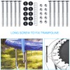 GIAK Trampoline Accessories Trampoline Replacement Parts Trampoline Screw 10 Pieces