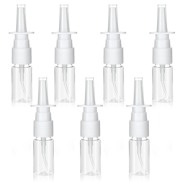 Giantree 7 Pcs Nasal Spray Bottle, 10ML Clear Small Empty