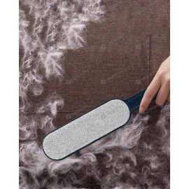 VASSON Lint Brush, Pet Hair Remover with Self-cleaning Case, Double-Sided Lint Remover Brush, Pet Hair Remover for Cleaning Clothing and Furniture, Dog and Cat Hair Remover, Cat Fur Hair Removal Brush