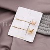 Herbeluemily HM-0145-R02-BF Hair Pin, Bijou Bangs, Cute, Set of 2,