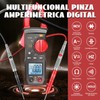 Multimetro Digital de Gancho, Pinza Amperimetrica de 4000 Unidades con