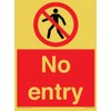 No Entry Sign - 150 x 200mm - A5P