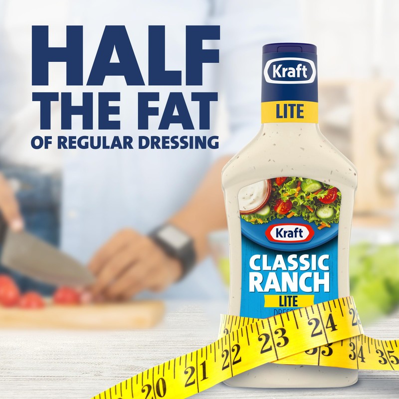 Kraft Classic Ranch Lite Salad Dressing (16 fl oz Bottle)