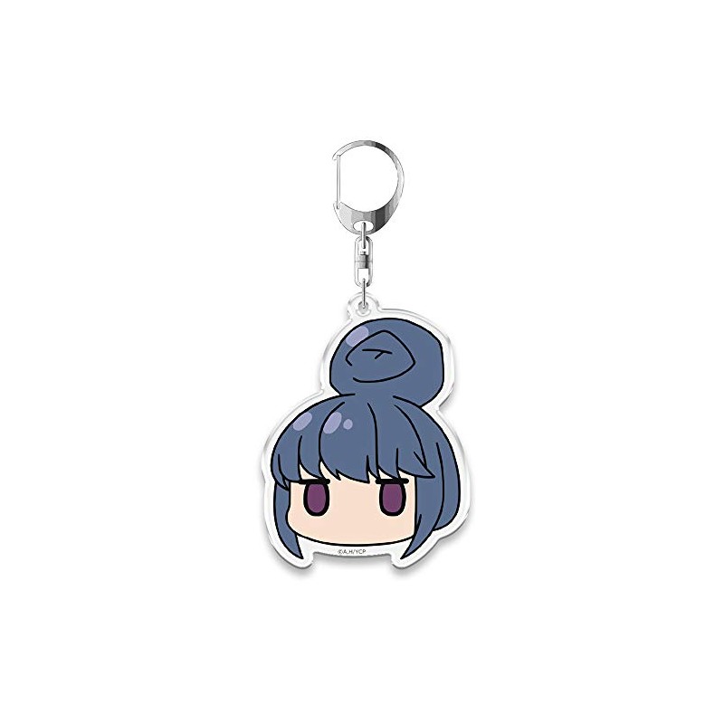 Yurucamp Face Stamp Key Chain Shima Rin