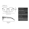 MOSTAR High Quality Hexagonal Lenses Lightweight Single Glasses without Recipe