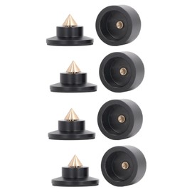 4 Pcs Speaker Insulation Pad Feet Speaker Spikes Pads Shockproof Non-Slip Speaker Resonance Reducer for Turntable Subwoofer Amplifier CD
