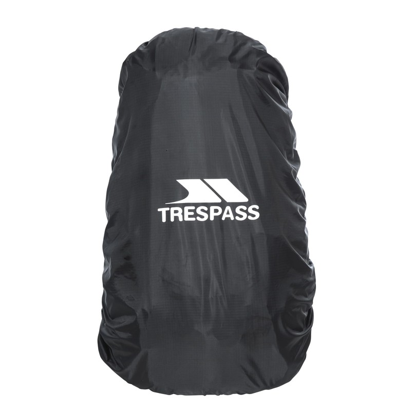 Trespass Rain Waterproof Rucksack/Backpack Cover (L) (Black)