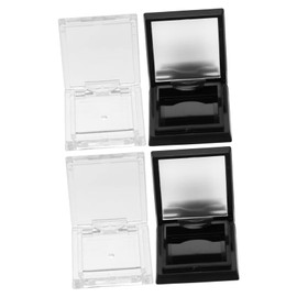 Healeved 4pcs Makeup Container Eyeshadow Plate Empty Lipstick Case Empty Box Eyeshadow Case