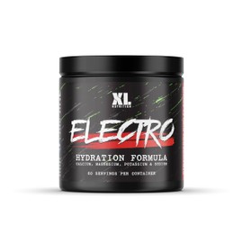 XL Nutrition Electrolytes Powder Bulk - Electro Hydration Formula 330g with Aquamin - 60 Servings - Electrolytes with Calcium, Magnesium, Potassium, Sodium - Vegan, 3 Flavours (330g, Strawberry Kiwi)