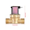 G1/2" DC 24V Normally Closed Brass Electric Solenoid Magnetic Valve