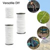 1/8 Inch Black Bungee Cord Roll, 100 Feet Heavy Duty