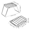 HUIOP Multifunctional Folding Campfire Grill Portable Stainless Steel Camping Grill