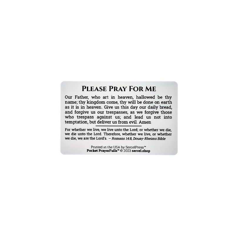 I Am a Catholic, In Case of Emergency Please Call