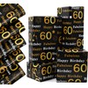 5pcs 50 * 70cm Gold and Black Gift Wrapping Paper