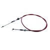 DVPARTS 87340753 Throttle Cable Bent End Compatible with Case Backhoe