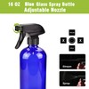 HAOERMEI 16oz Glass Spray Bottles,2-Pack Refillable Empty Spray Bottl for