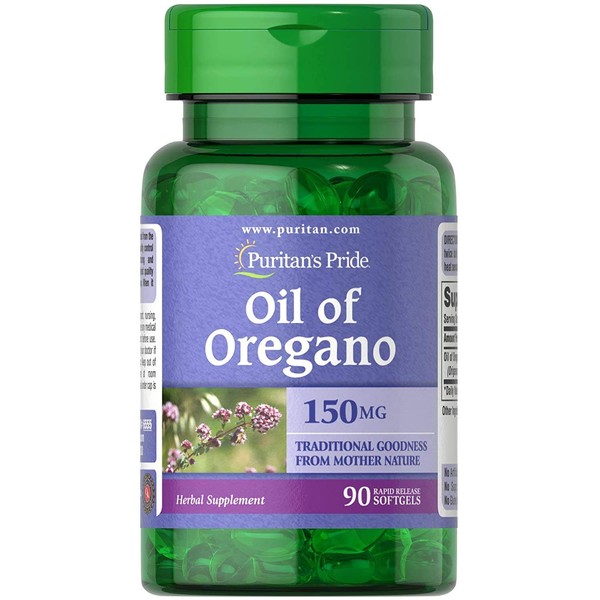 Aceite de Orégano | Puritan´s Pride | Suplemento | 150 mg | 90 Cápsulas Blandas
