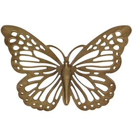Gold Metal Butterfly Wall Decor
