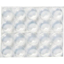 Scotch Clear Adhesive Bumper Pads 40 PCS, Rubber Cabinet Door Bumpers