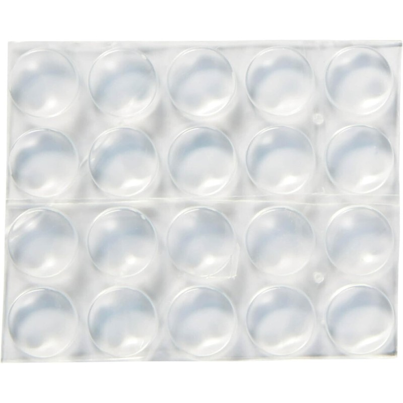 Scotch Clear Adhesive Bumper Pads 40 PCS, Rubber Cabinet Door