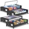 Beborxue Under Bed Storage with Wheels, 4-Pack Under Bed Storage