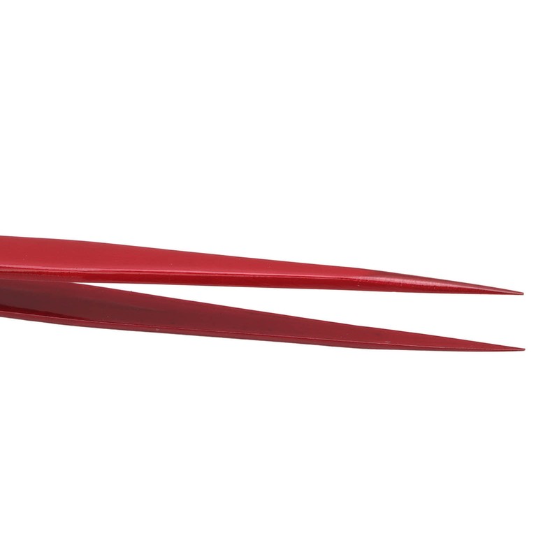 Tweezer Set Aluminum Alloy Curved Straight Head Anti Magnectic Accuracy