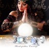 Triple Moon Goddess Earrings 925 Sterling Silver Moonstone Hypoallergenic Moon