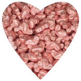 COOL MOM SPRINKLES Pink Flamingo Sprinkles (4 oz.) – Tropical Summer Themed Sprinkles for Decorating Cakes, Cupcakes, Cookies & Desserts – Mixed in the USA/Gluten-Free