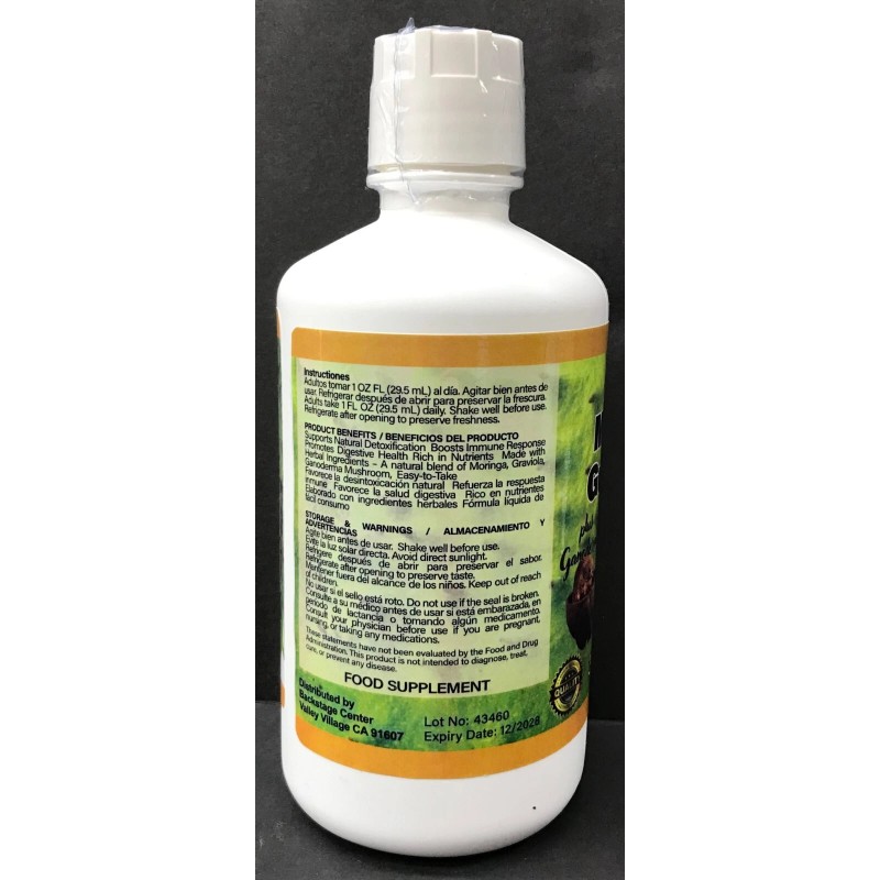 Good Health Buena Salud Moringa and Guanabana Liquid Dietary Supplement