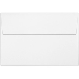 LUXPaper A10 Invitation Envelopes | Peel & Press | 6" x 9 1/2" | Bright White | 24lb. Text | 50 Qty