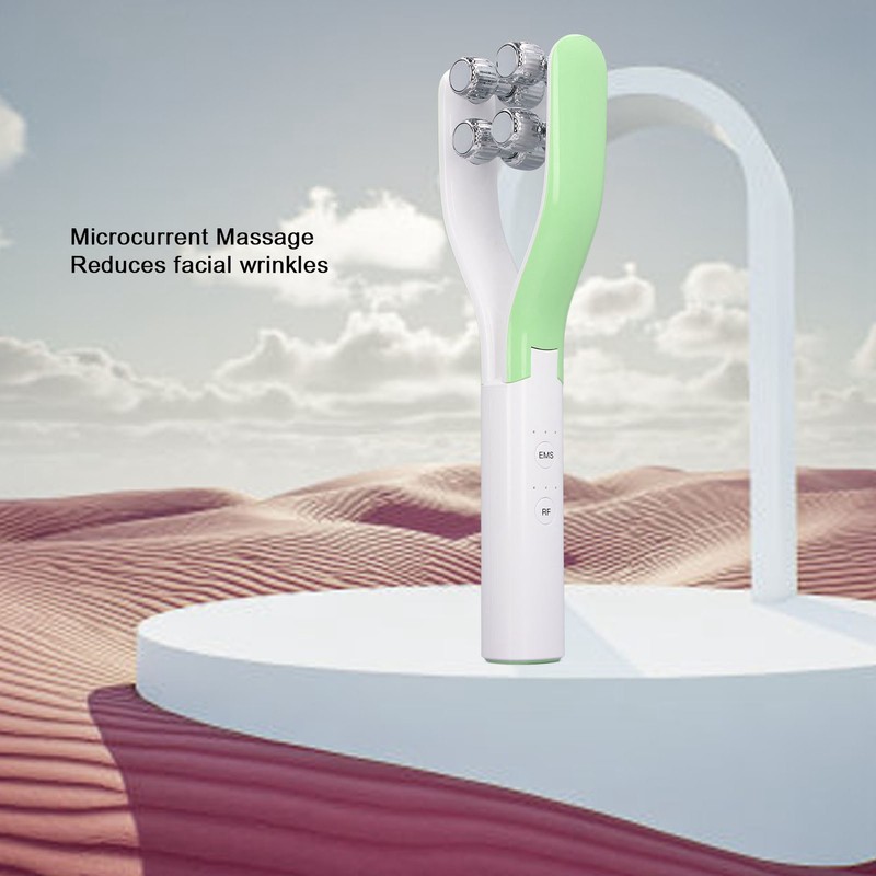 RF Facial Massage Roller 3 Levels Microcurrent Tightening Lifting Y