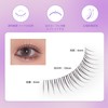 False eyelashes, Korean false eyelashes, natural, transparent stems, handmade and