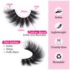 Mink Lashes Full Volume False Eyelashes 18mm Dramatic Faux Mink