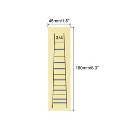 sourcing map 3/4 Violin Finger Position Markers Stickers Violin Fret Guide Scale Indicator Markers 3/4 Yellow for Learning Precise Finger Position