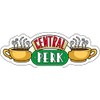 C&D Visionary Friends Central Perk Sticker, White, Red, Yellow