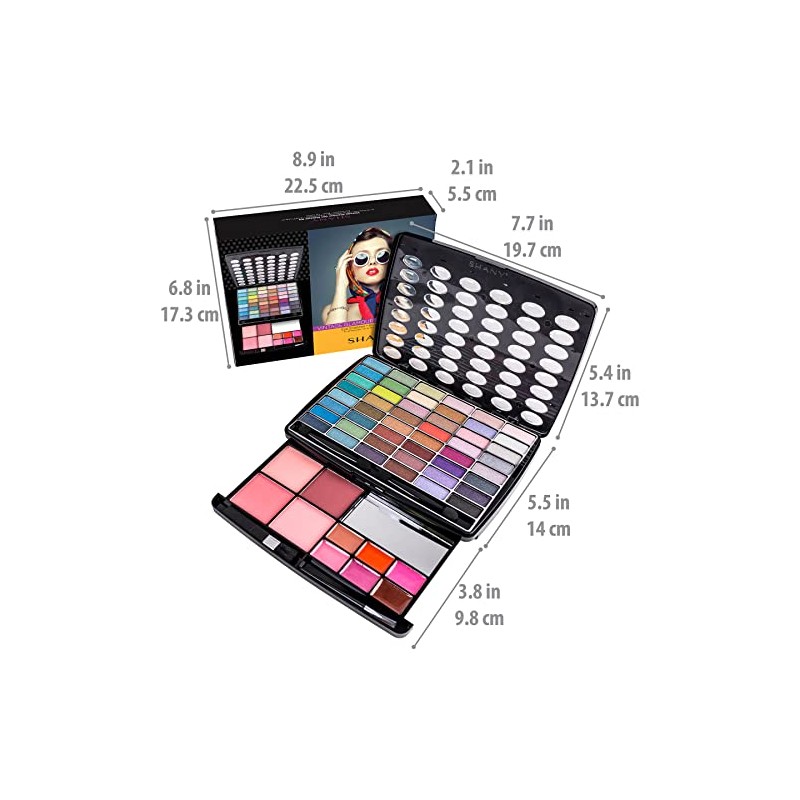 SHANY Cosmetics, Glamour Girl - Kit de Maquillaje, 48 Sombras