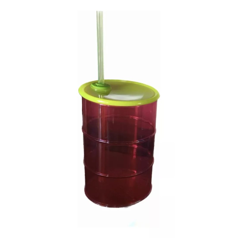 Vaso Botetoxico Con Popote Bebidas, Dulcero, Chela 6 Pzs