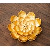 Lotus Shape Incense Holder with Incense Stick Tray:Multi-Functional Incense Burner