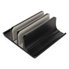 Vertical Laptop Stand 2 Slots Anodized Aluminium Alloy Adjustable Space