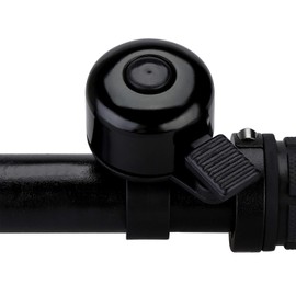 JFmall Bike Bell Bicycle Bell with Loud Crisp Clear Sound, Road and Mountain Bike Handlebar Bell Adults Kids(8 colors), Acrylonitrile Butadiene Styrene , Black