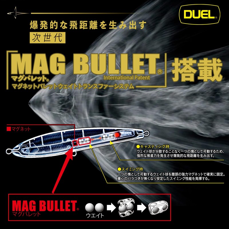 DUEL Sonic Boom SB Dive 6.3 inches (160 mm) Floating