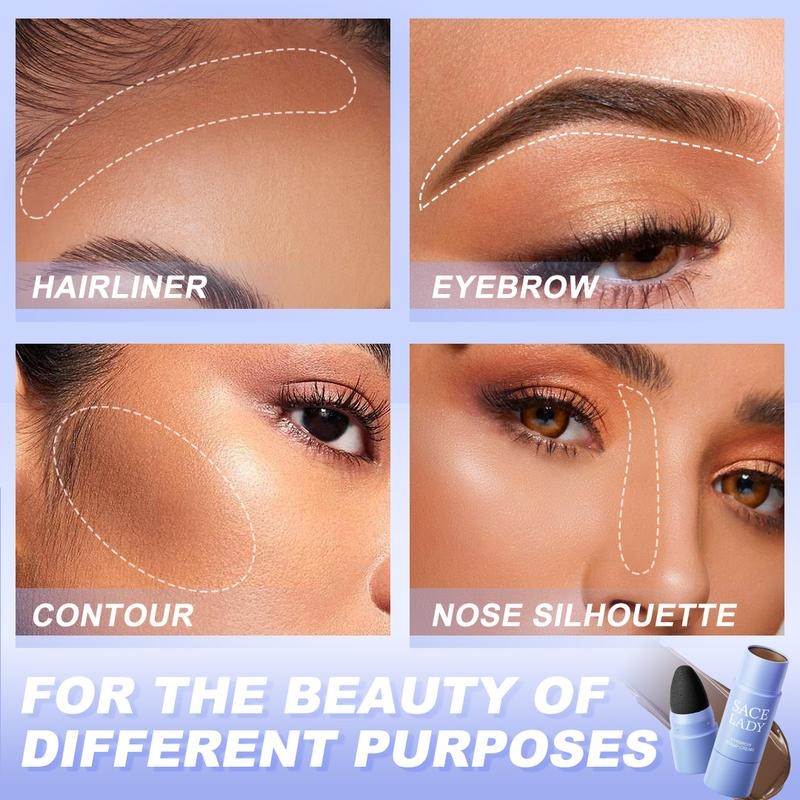 SACE LADY Lasting Eyebrow Stamp Cream with Brush Waterproof Natural