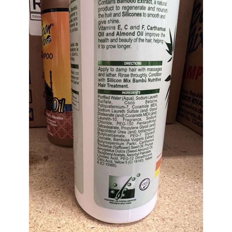 Silicon Mix Bambu Shampoo 16oz & Treatment & Leave-in 8oz
