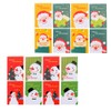 EXCEART Bag 24 Pieces Christmas Pocket Notebooks Cute Snowman Memo