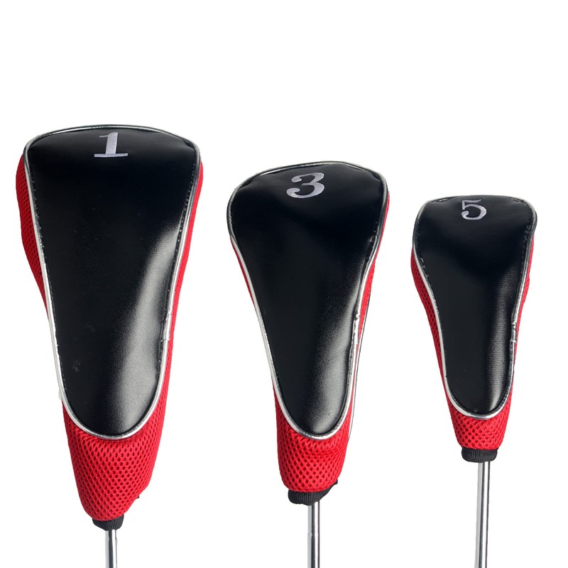Andux Golf 460cc Driver Fairway Wood Club Head Covers with